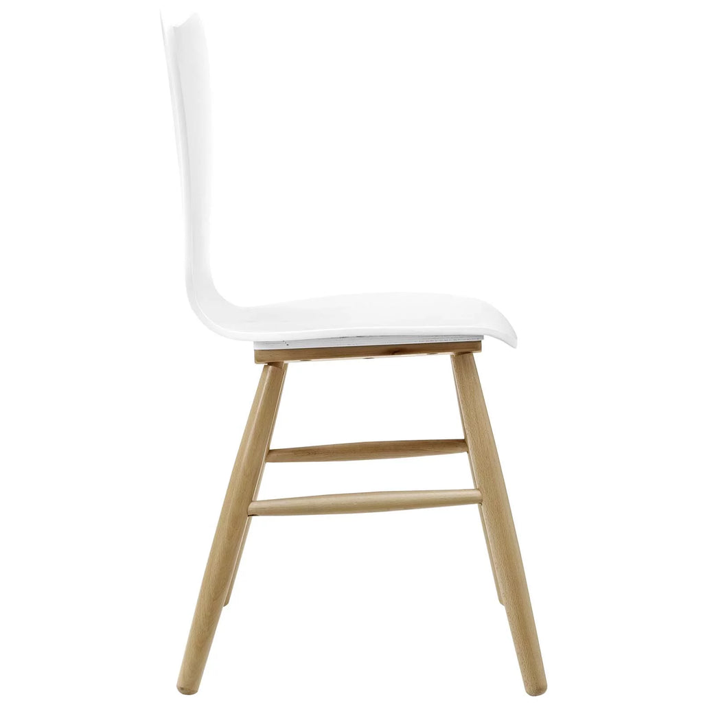 White Wood Dining Chair B3482