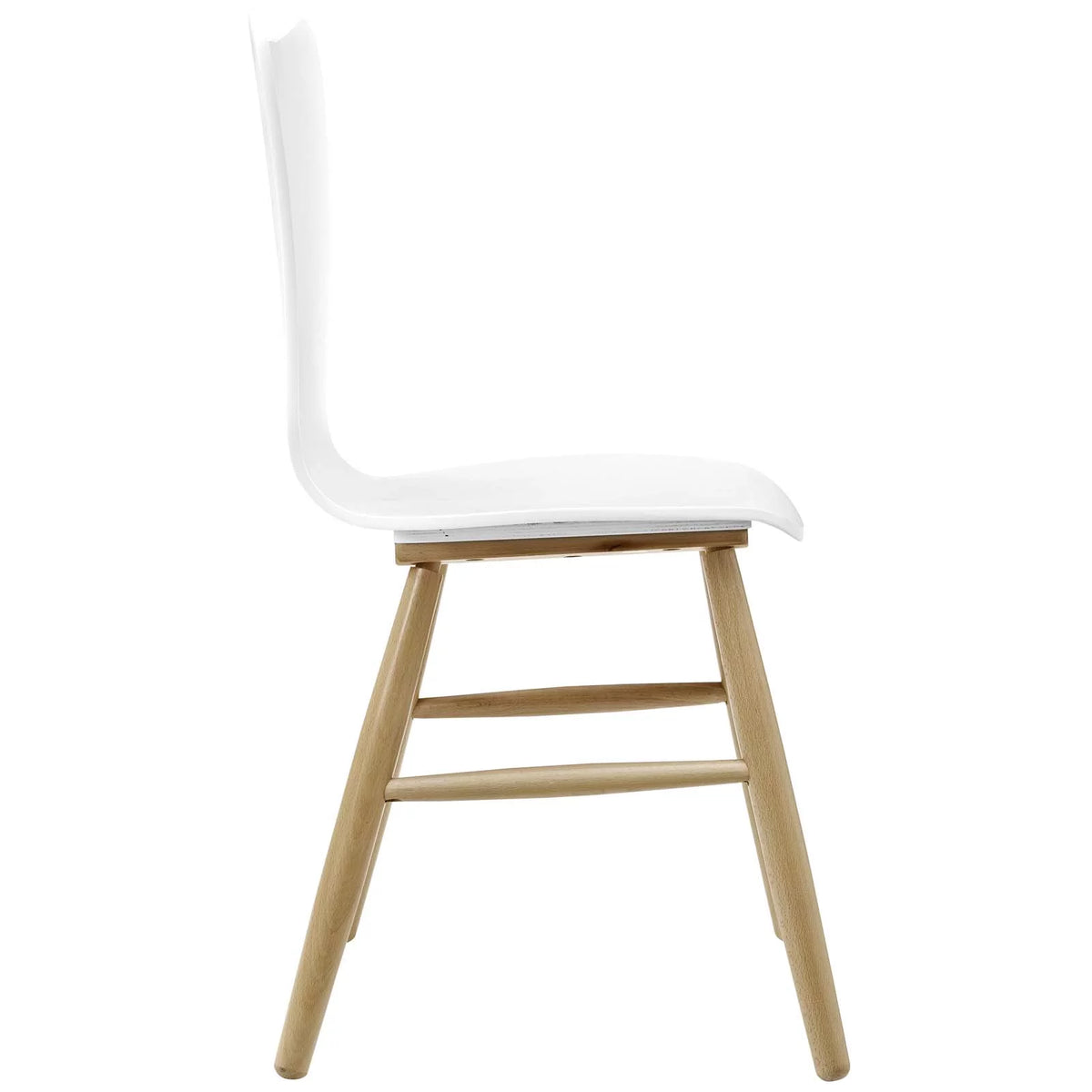 White Wood Dining Chair B3482
