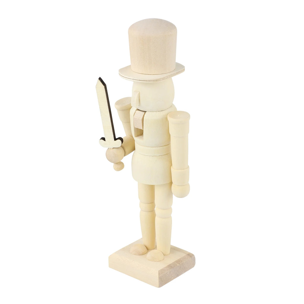 Unpainted Wooden Nutcracker Soldier G656