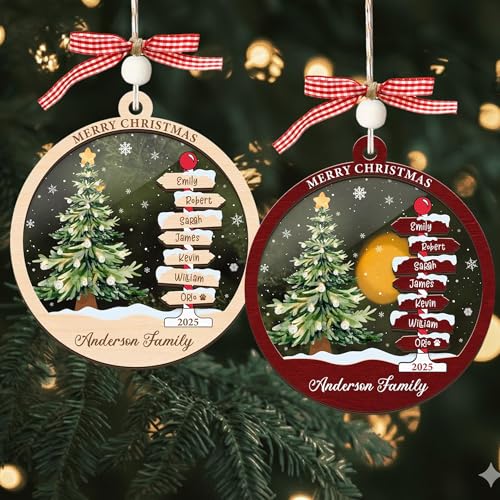 Christmas Family Ornament V102