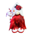 Ladybugs Daisy Gnome Holiday Ornament Doll Decorations H2030