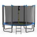 10FT 12FT 14FT 15FT Trampoline with Safety Enclosure Net and Ladder X811092