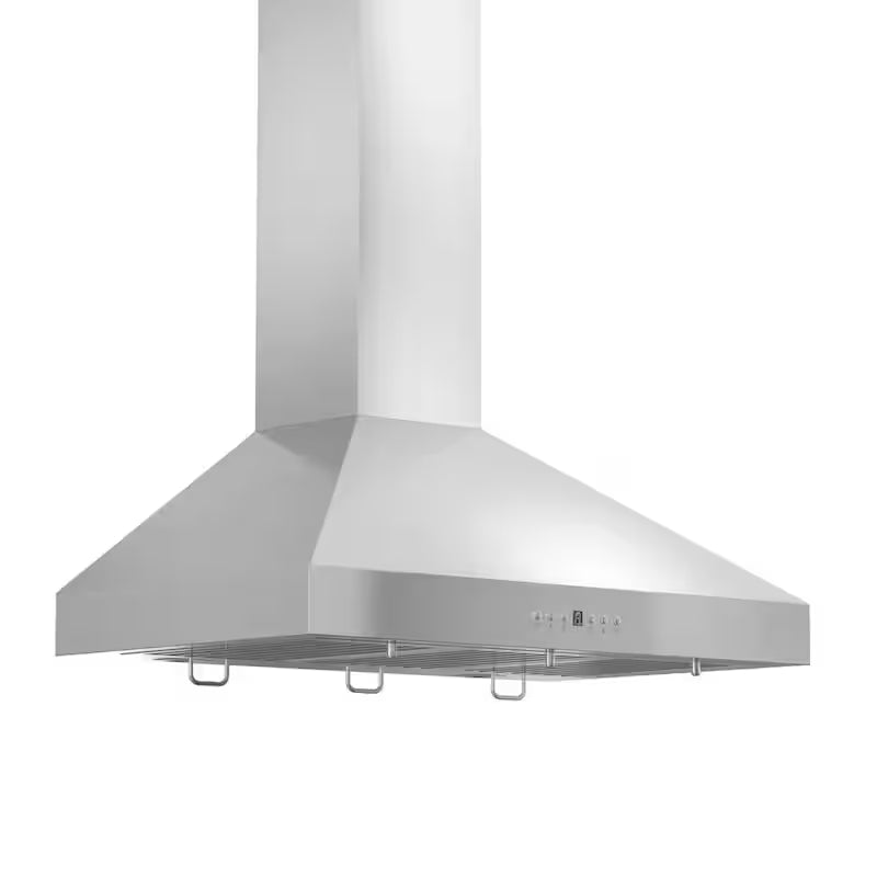48 in. 400 CFM Convertible Wall Mount Range Hood in Stainless Steel Y776087
