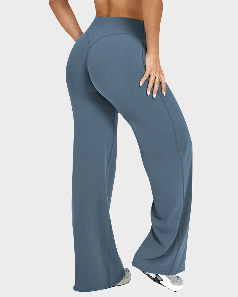 High-Waisted Wide-Leg Yoga Pants K517434