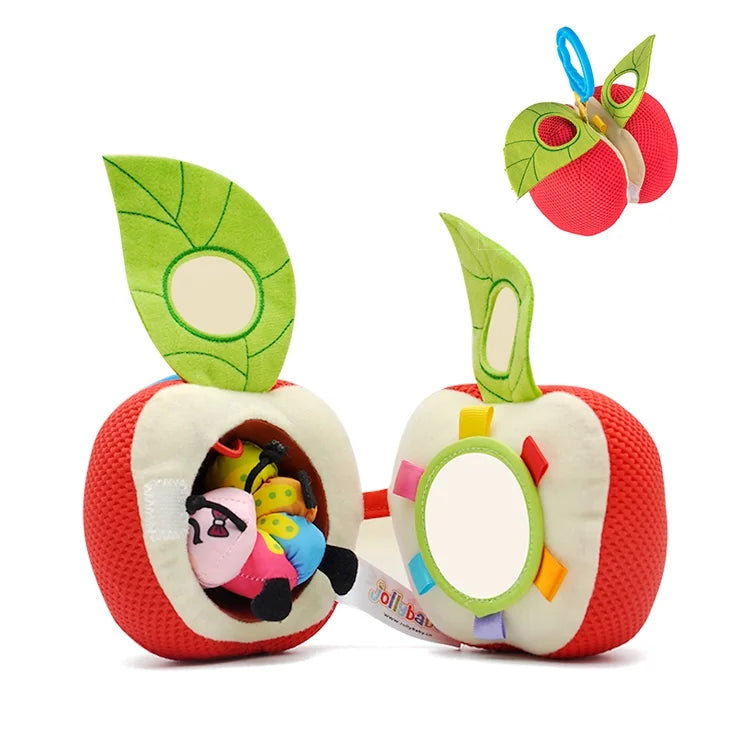 Clip on Stroller Toy with Mirror, Plush Bug Avocado Toy Z799541