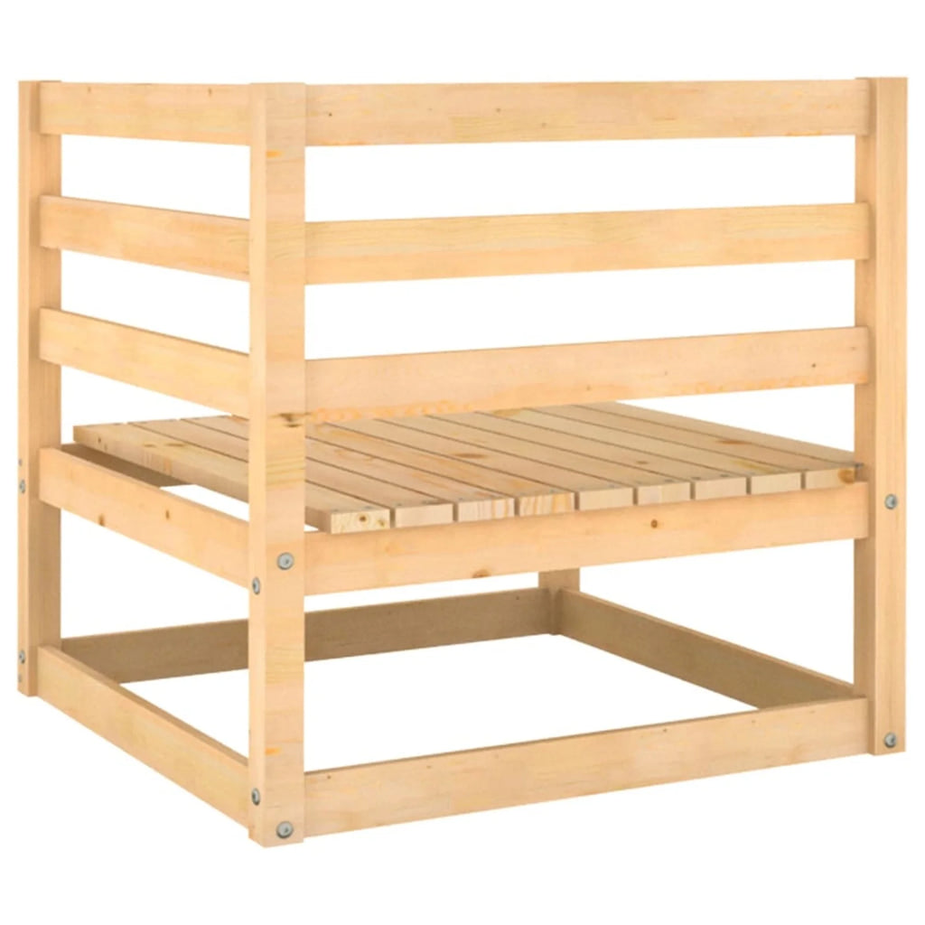 2 Piece Garden Set with Cushions Solid Pinewood Y873591