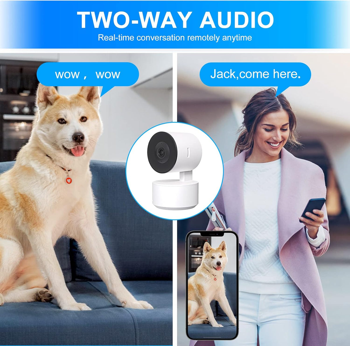 Indoor WiFi Security Camera with Infrared Night Vision and Motion Tracking L783