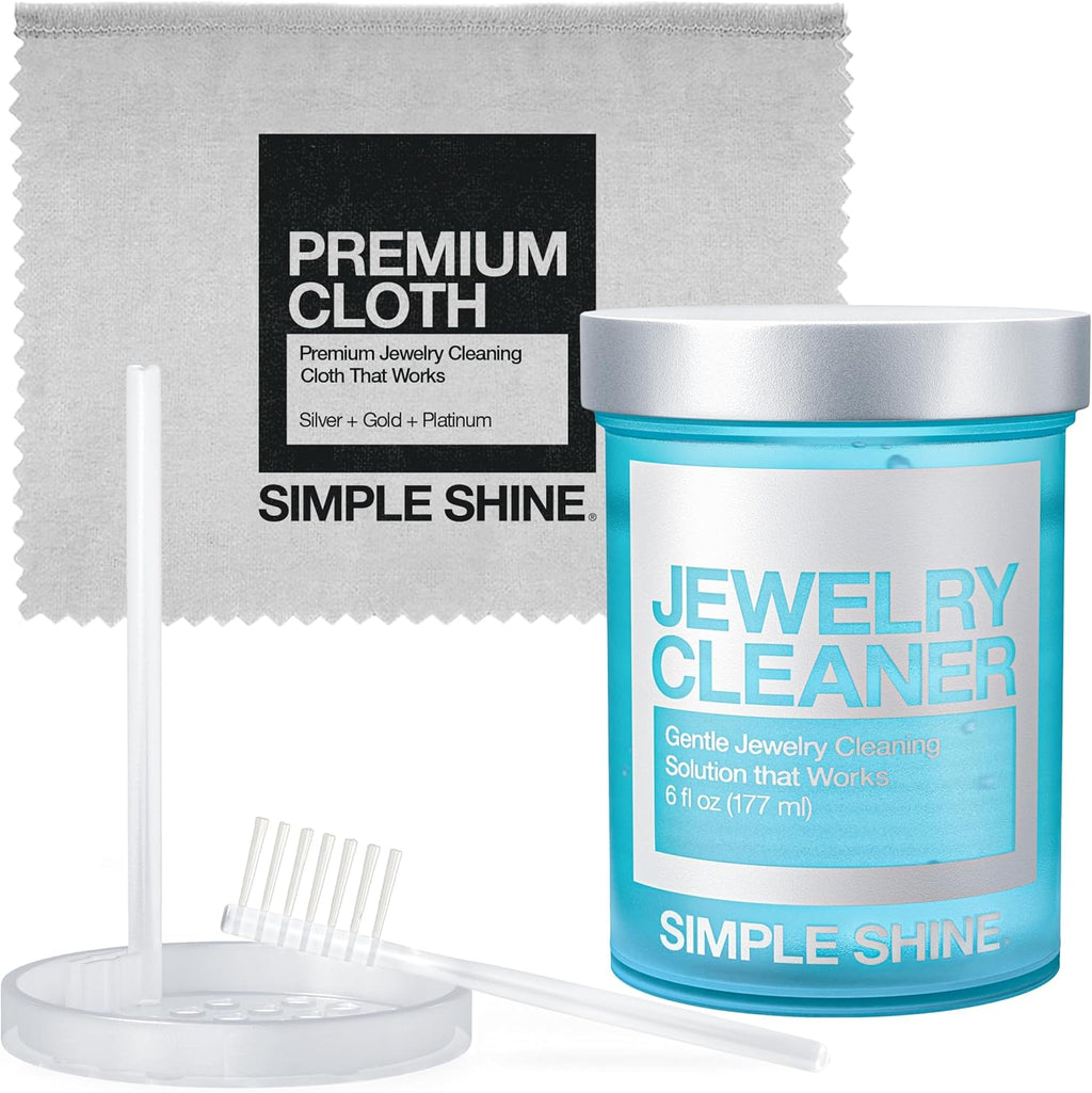 Jewelry Cleaning Kit with Cloth and Cleaner Solution I198