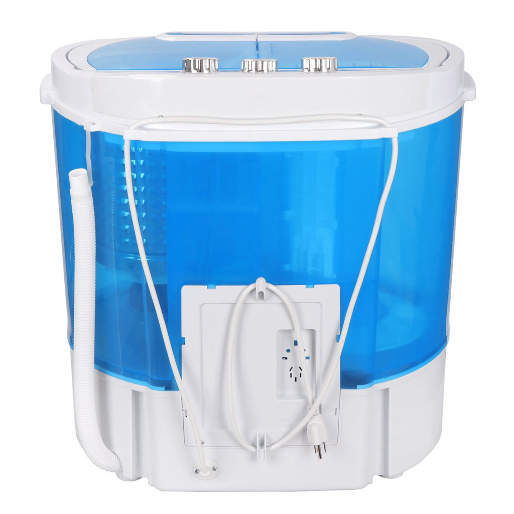 Portable Compact Washer 10lbs Blue White S3292