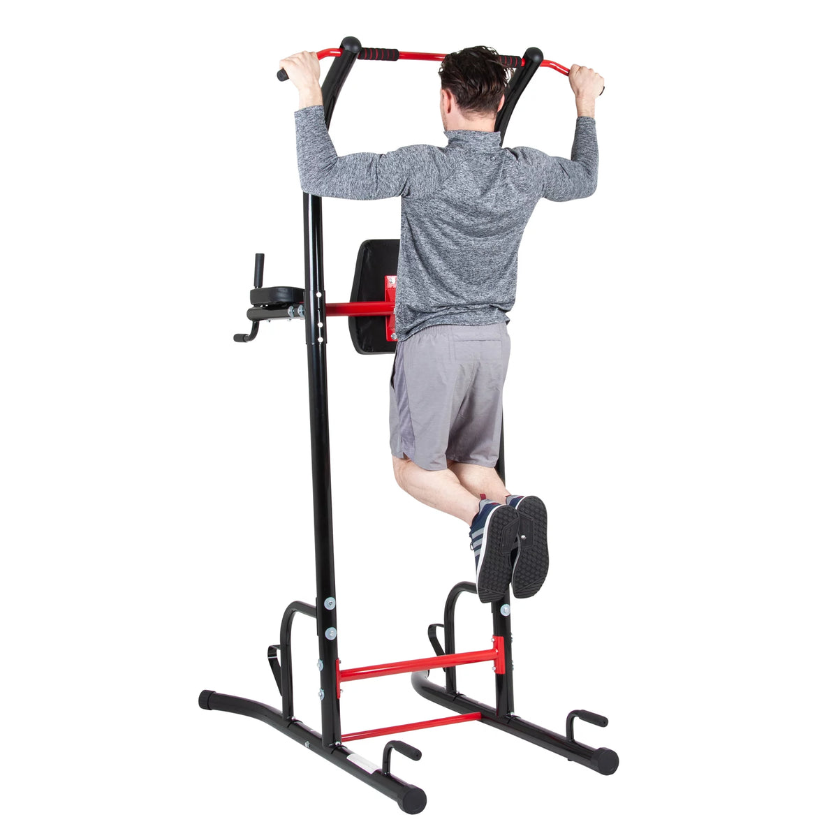 5-Station Power Tower with Pull Up, Push up, Dip Bars I842