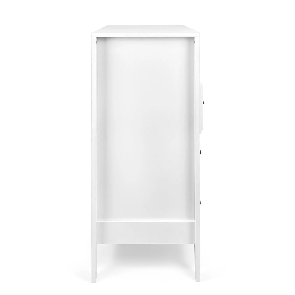 White 4 Drawer Faux Wood Dresser B921228
