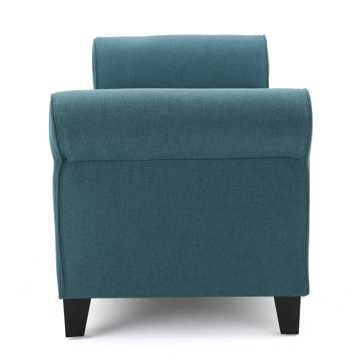 Light Grey Fabric Armed Storage Ottoman Bench C61308