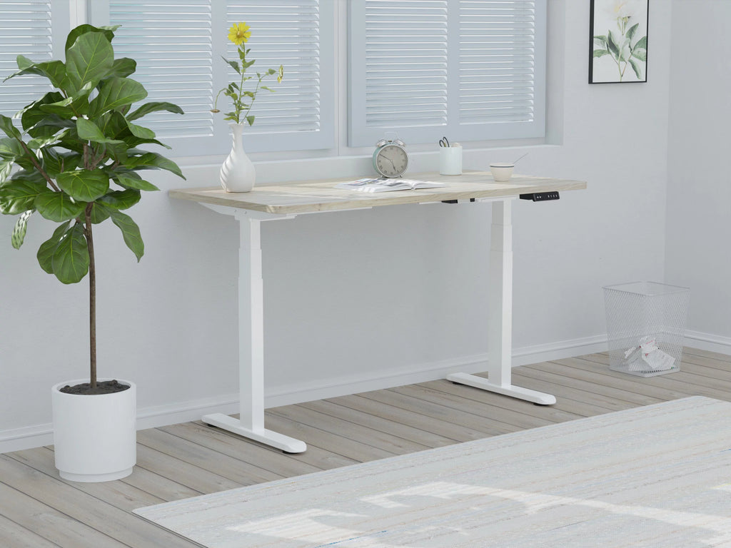 White Electric Stand up Office Desk Frame X229