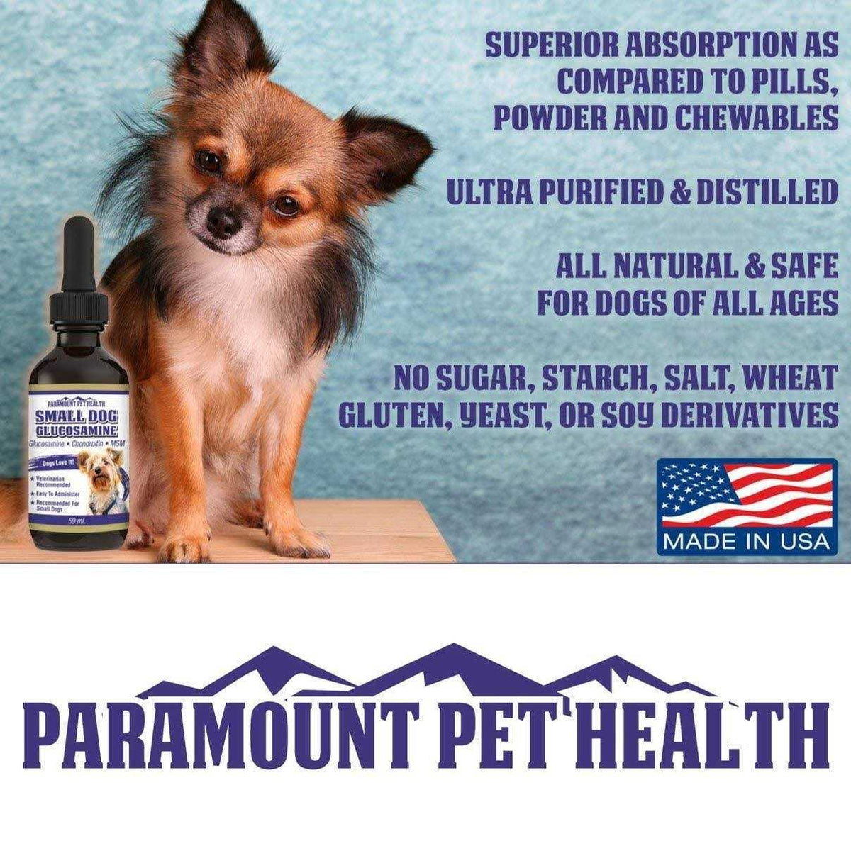 All Natural Glucosamine for Dogs 260mg P695715