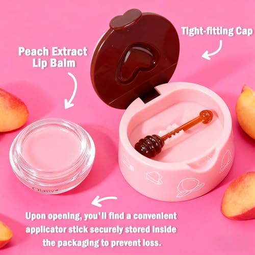4 Pcs Lip Balm Honey Pot-Strawberry, Watermelon, Apple Lime, Honey Lip Mask Overnight Propolis Moisturizing Vitamin E Lip Balm R146866