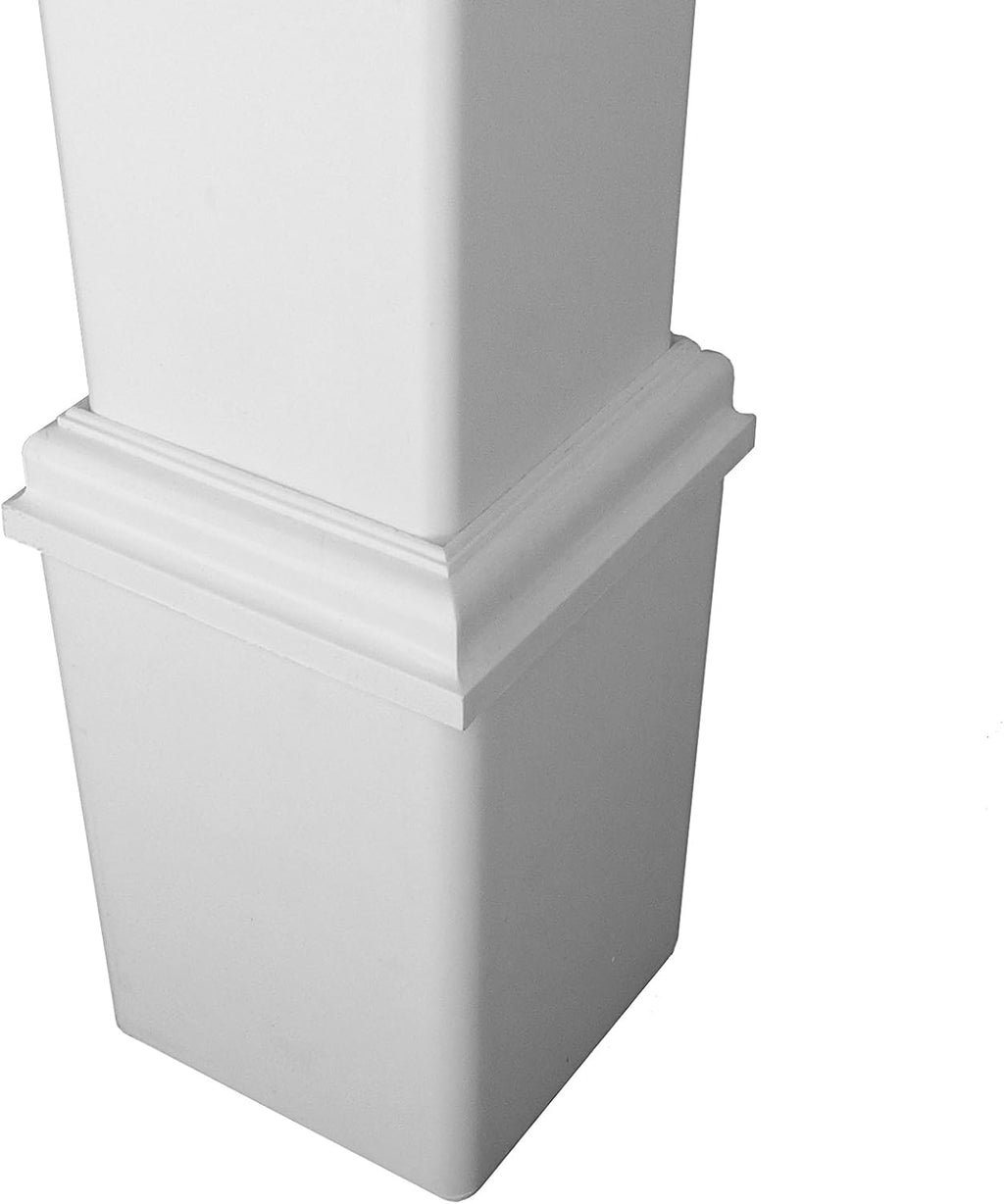 White Mailbox Post Z42096