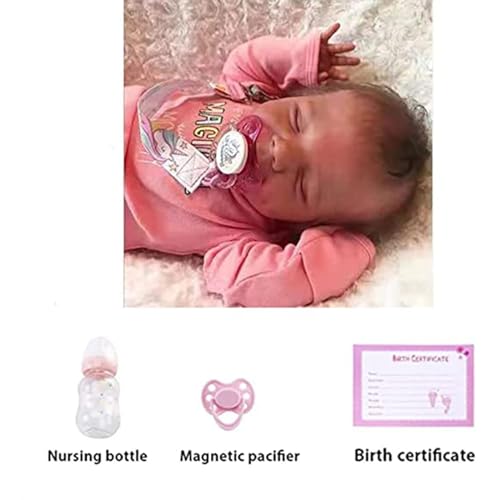 18" Realistic Soft Vinyl Silicone Full Body Sleeping Doll A85838