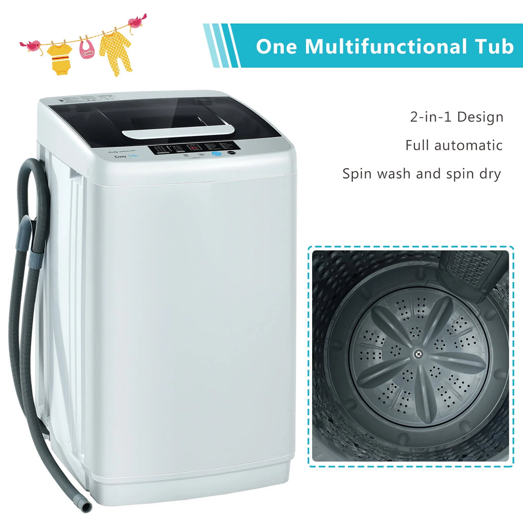 Portable Full-Automatic Washing Machine 8.8lbs R7311