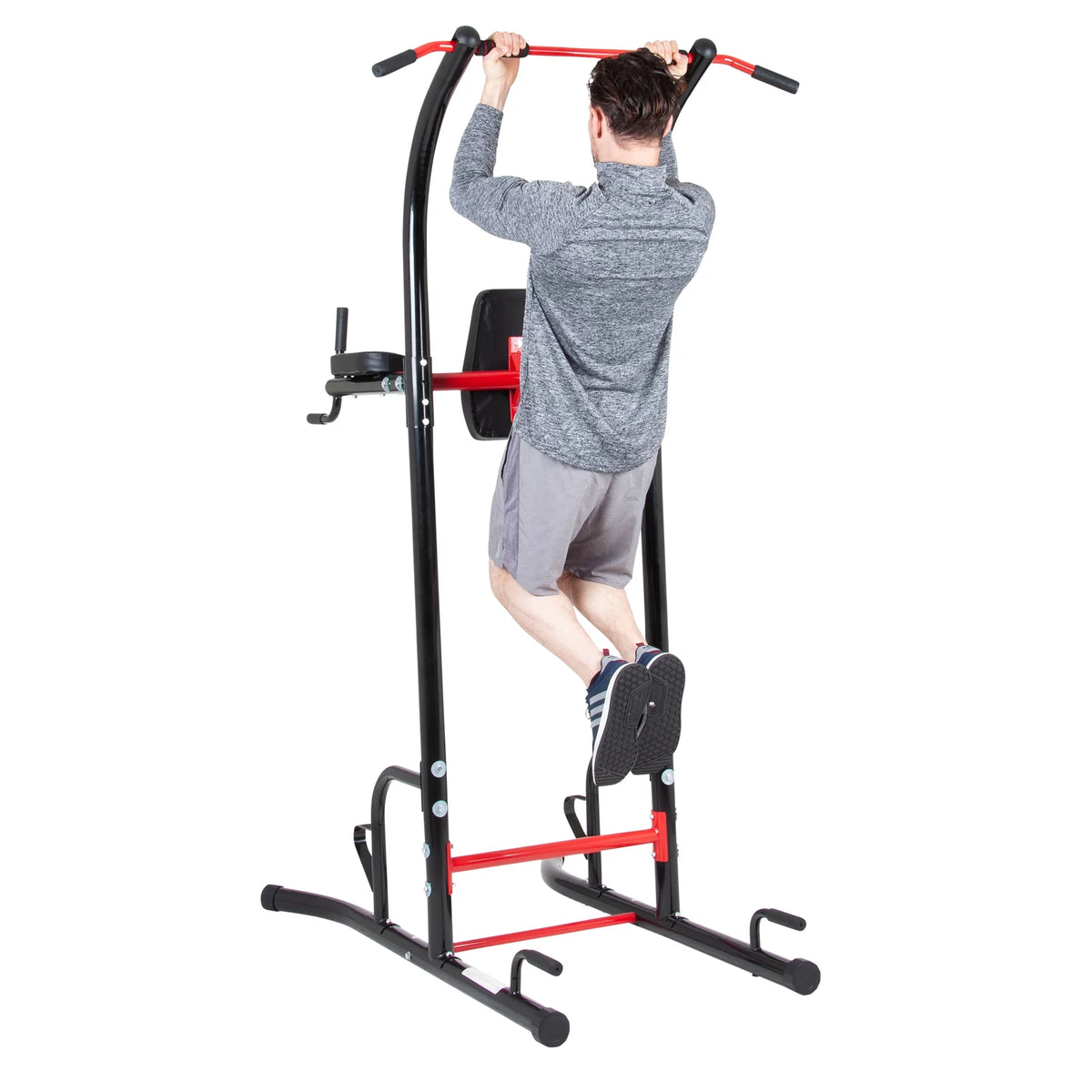 5-Station Power Tower with Pull Up, Push up, Dip Bars I842