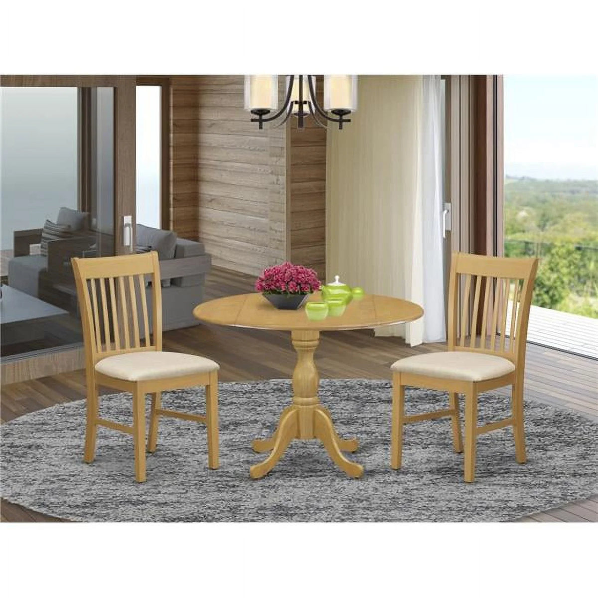 Oak Dining Table Set O82284