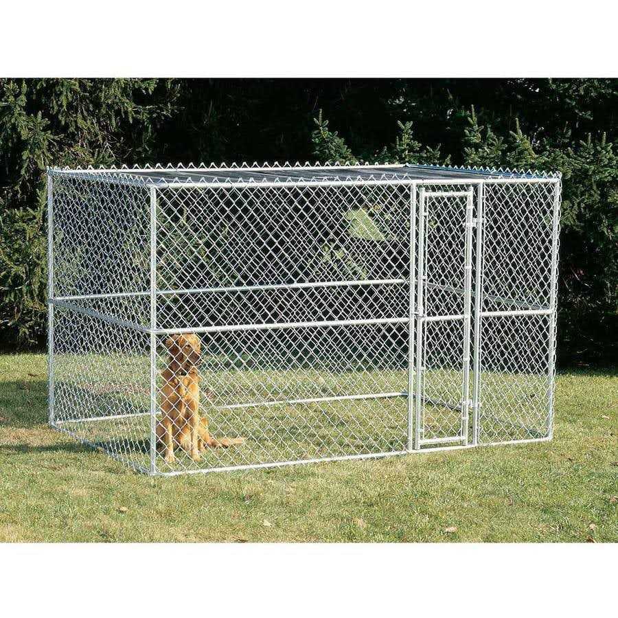 Portable Chain Link Dog Kennel Y18605