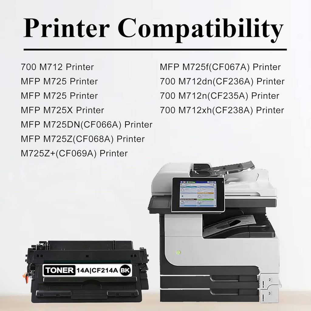 6-Pack Toner Cartridge for HP Printers W646236