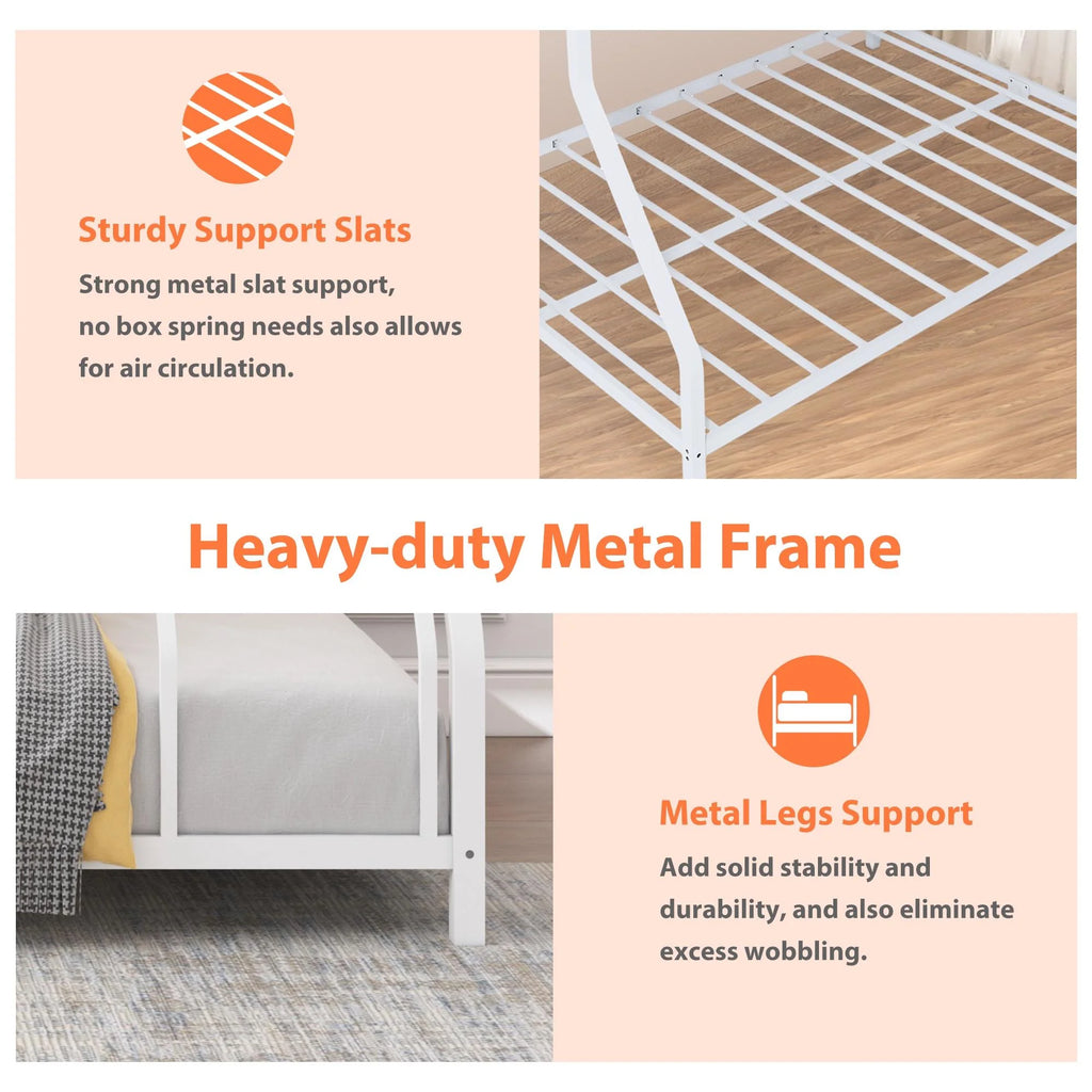 Twin Over Full Heavy-duty Metal Bunk Bed A27314