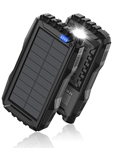42800mAh Solar Power Bank with Flashlight (Orange) M8073