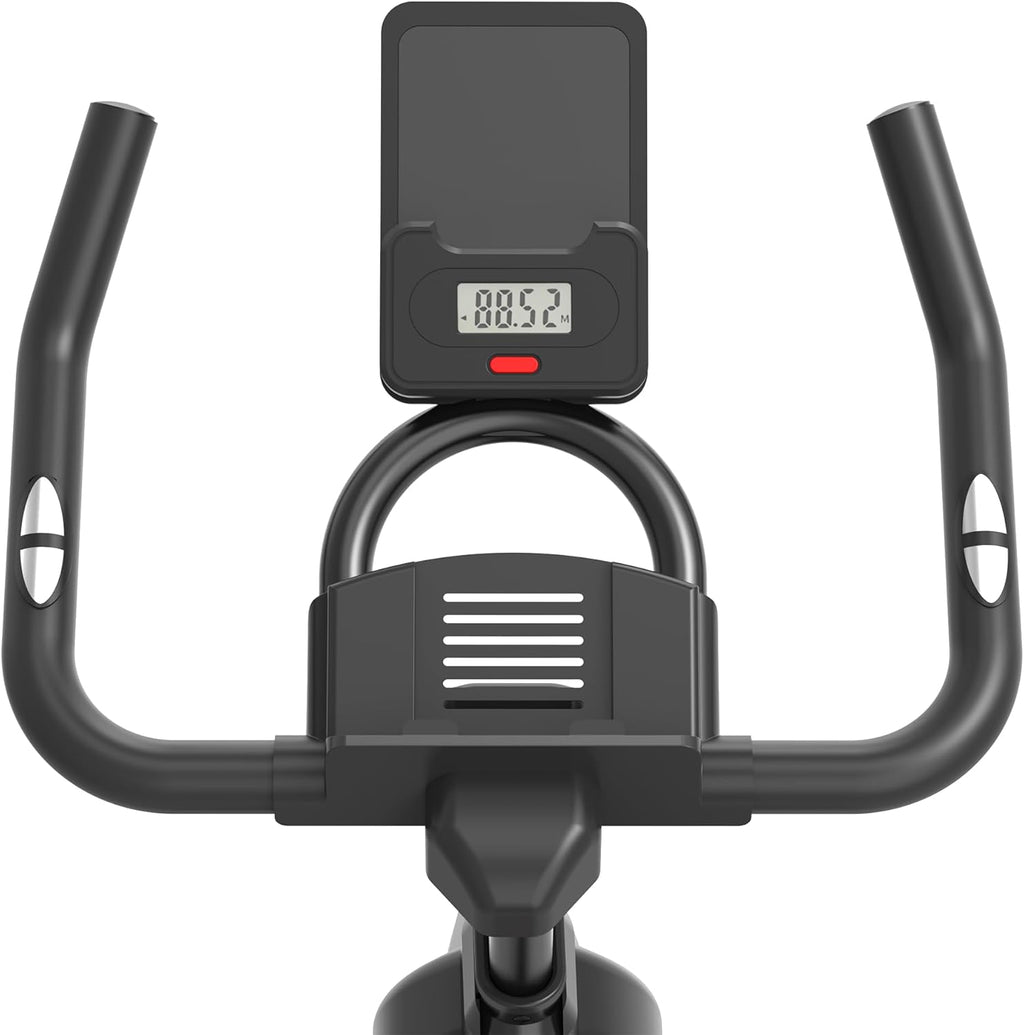 Indoor Cycling Bike with Silent Belt Drive and LCD Monitor Q457802