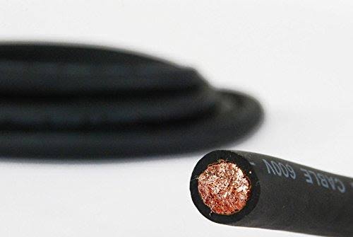 4/0 Gauge AWG Welding Lead Car Battery Cable Copper Wire Black + Red I156