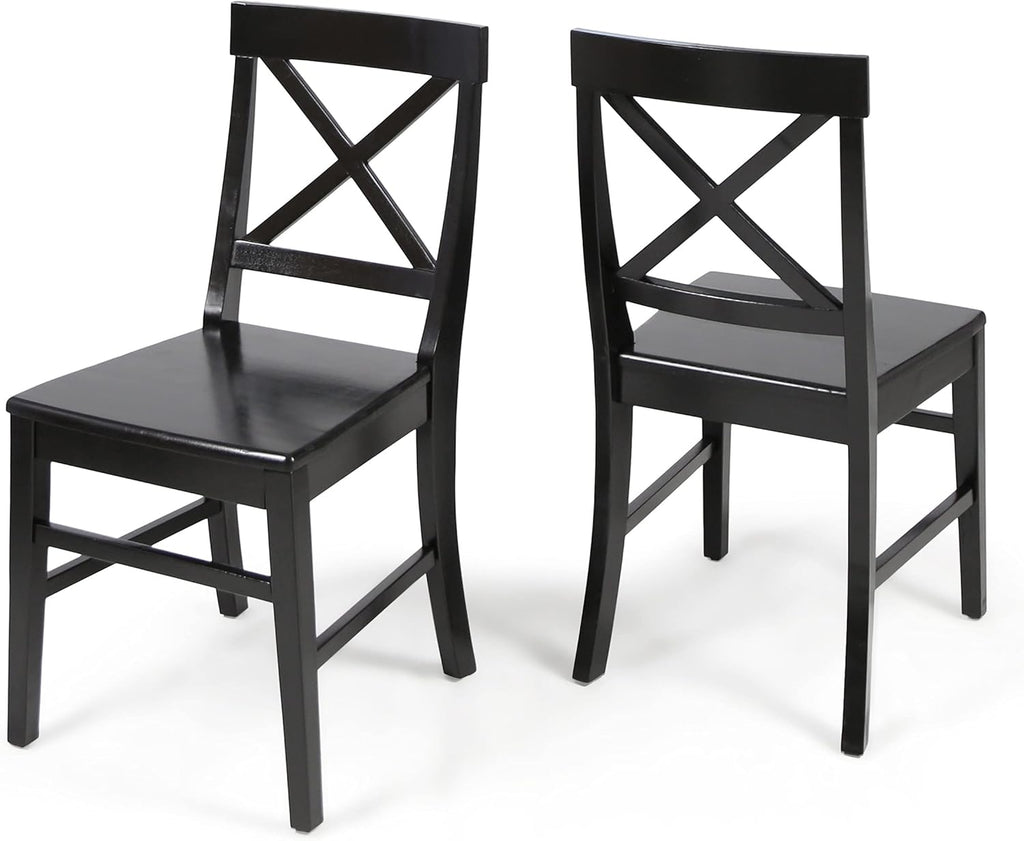 Light Grey Acacia Wood Dining Chairs K411047