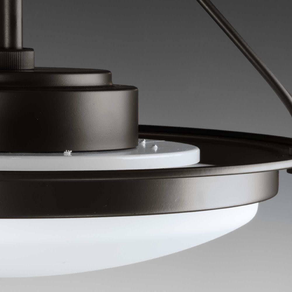 Nickel LED Semi-Flush Light I259