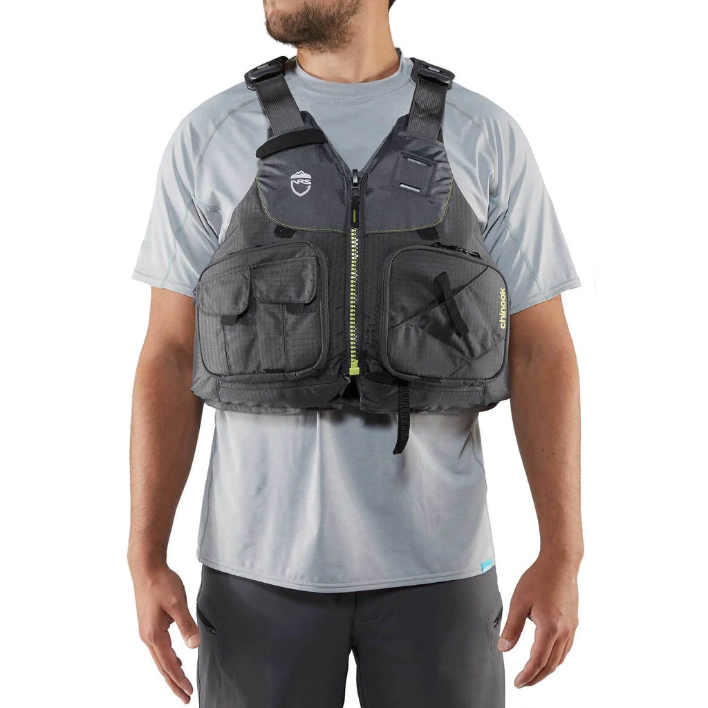 Charcoal Large/XL Fishing Kayak Lifejacket W661