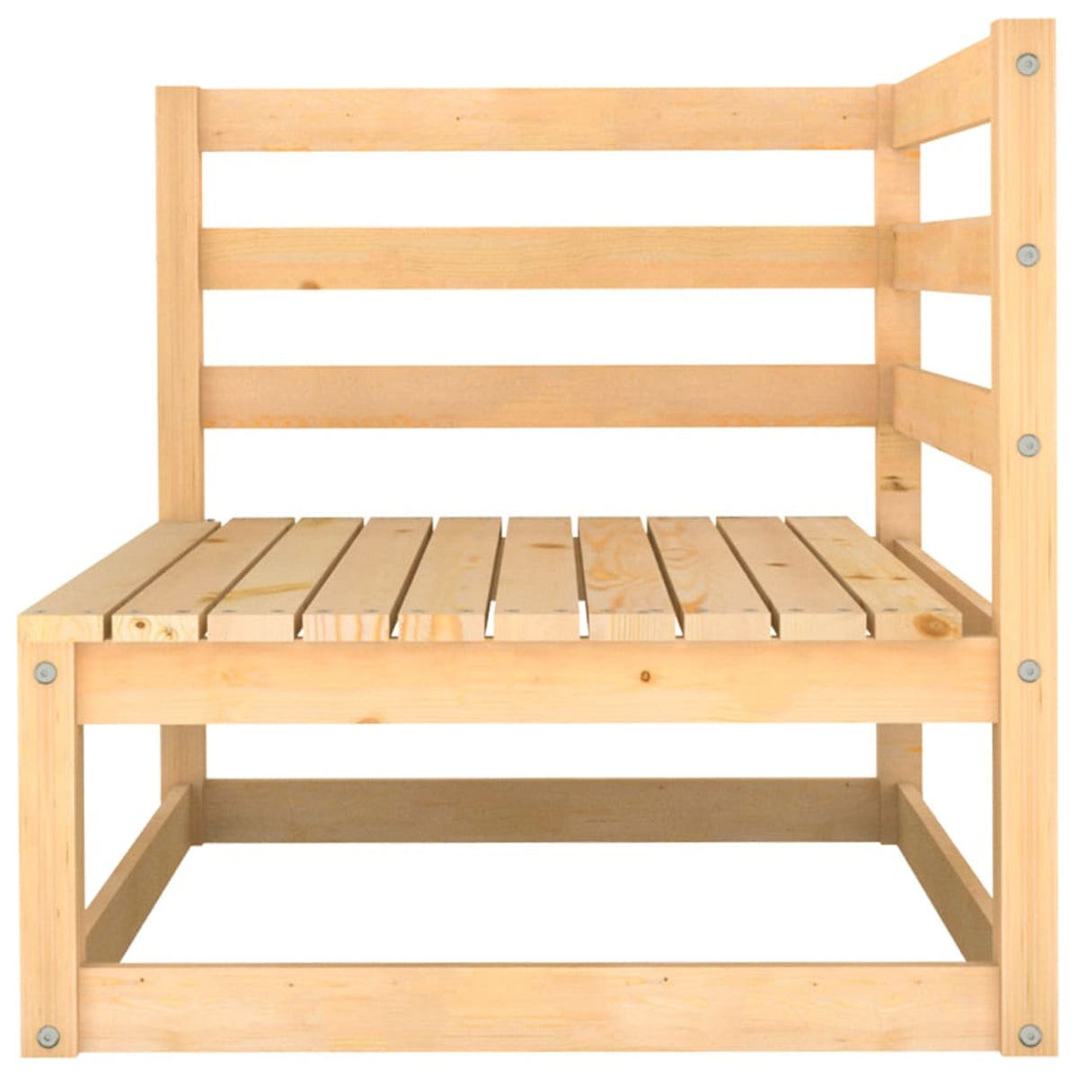 2 Piece Garden Set with Cushions Solid Pinewood Y873591