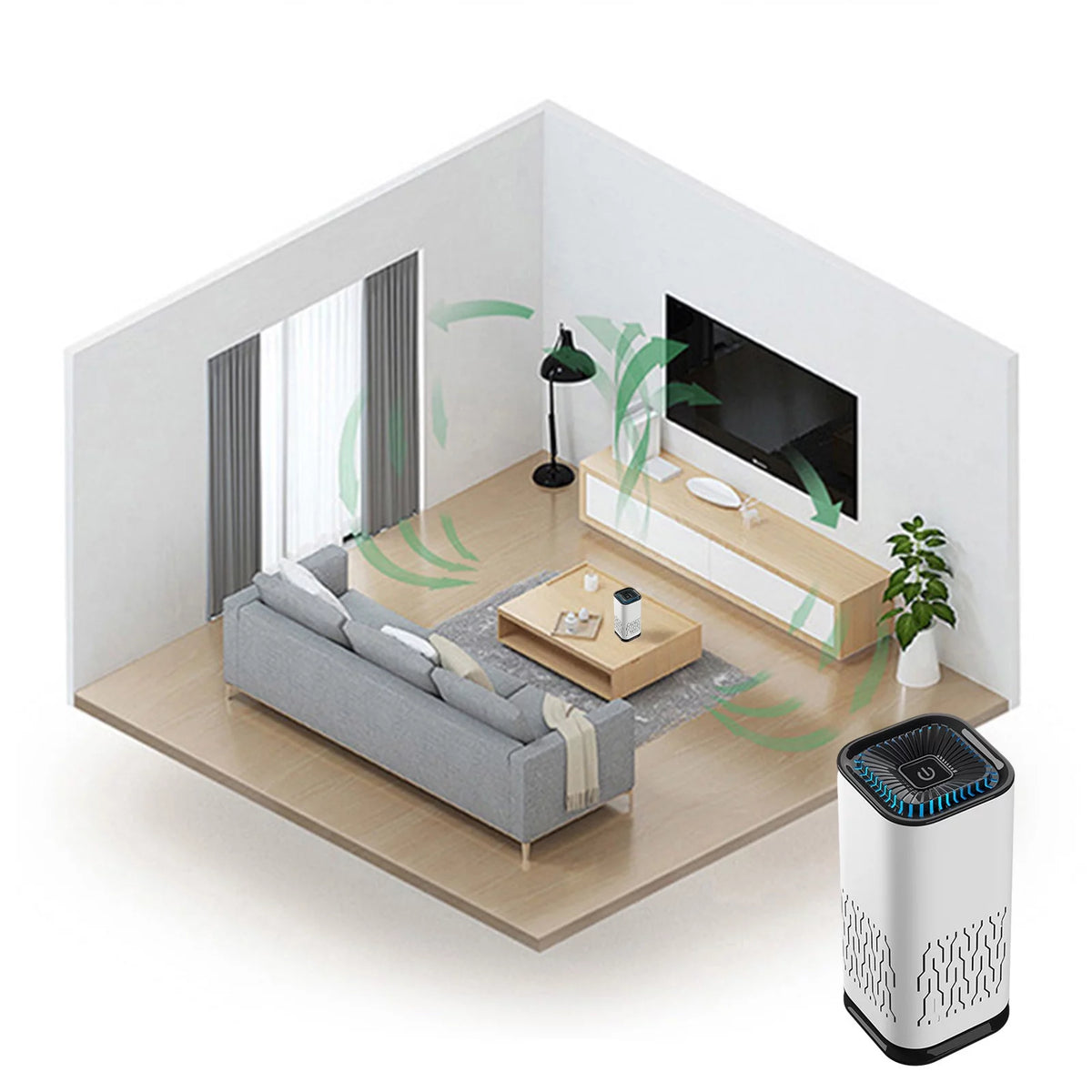 White Home Purifier B34905