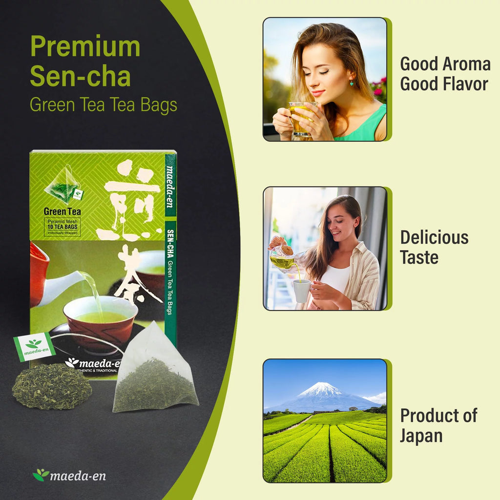 40 Tea Bags Sen-cha Green Tea J41936