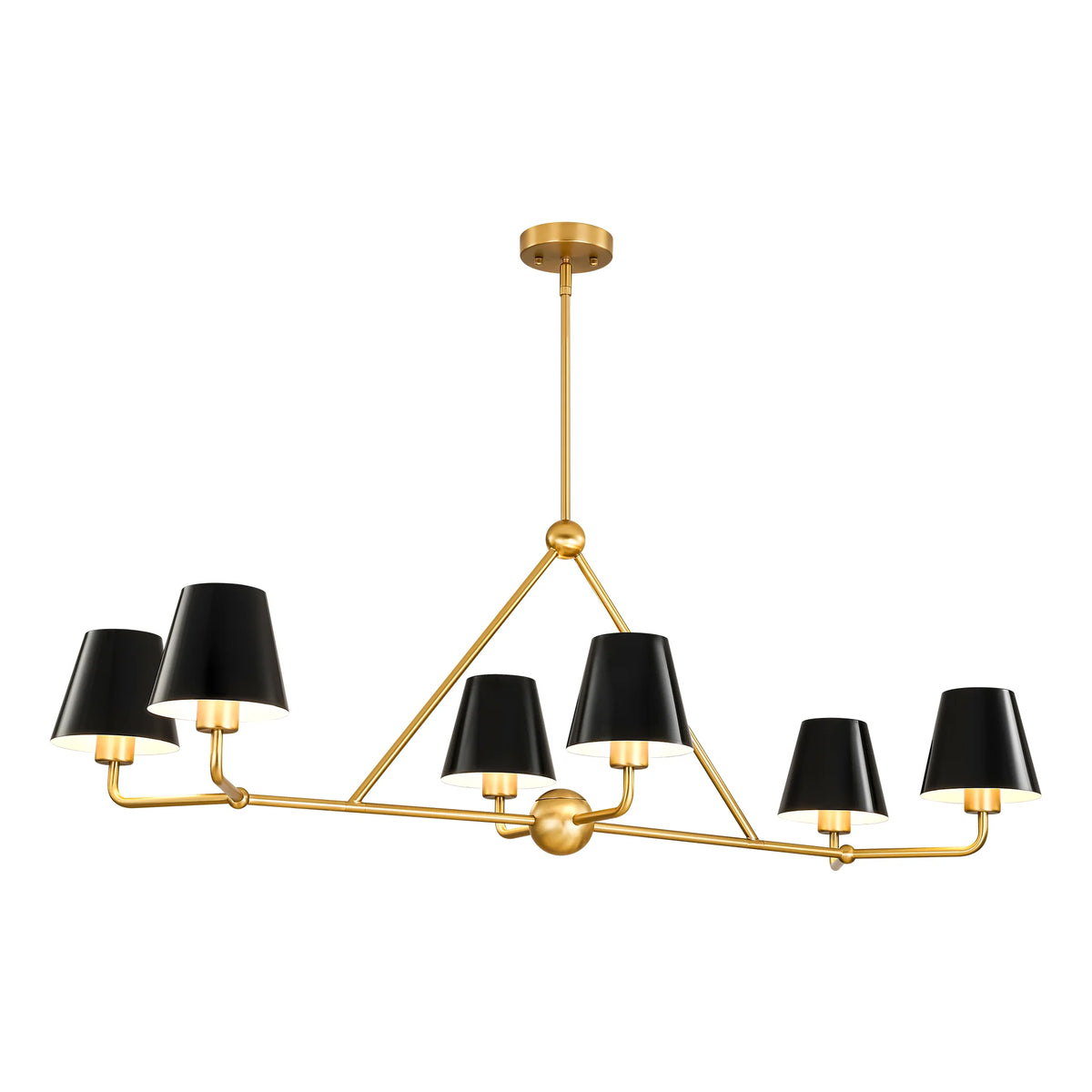 6-Light Linear Kitchen Island Pendant F82120