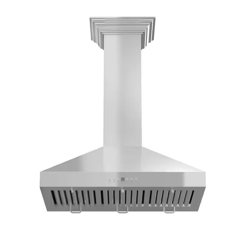 48 in. 400 CFM Convertible Wall Mount Range Hood in Stainless Steel Y776087