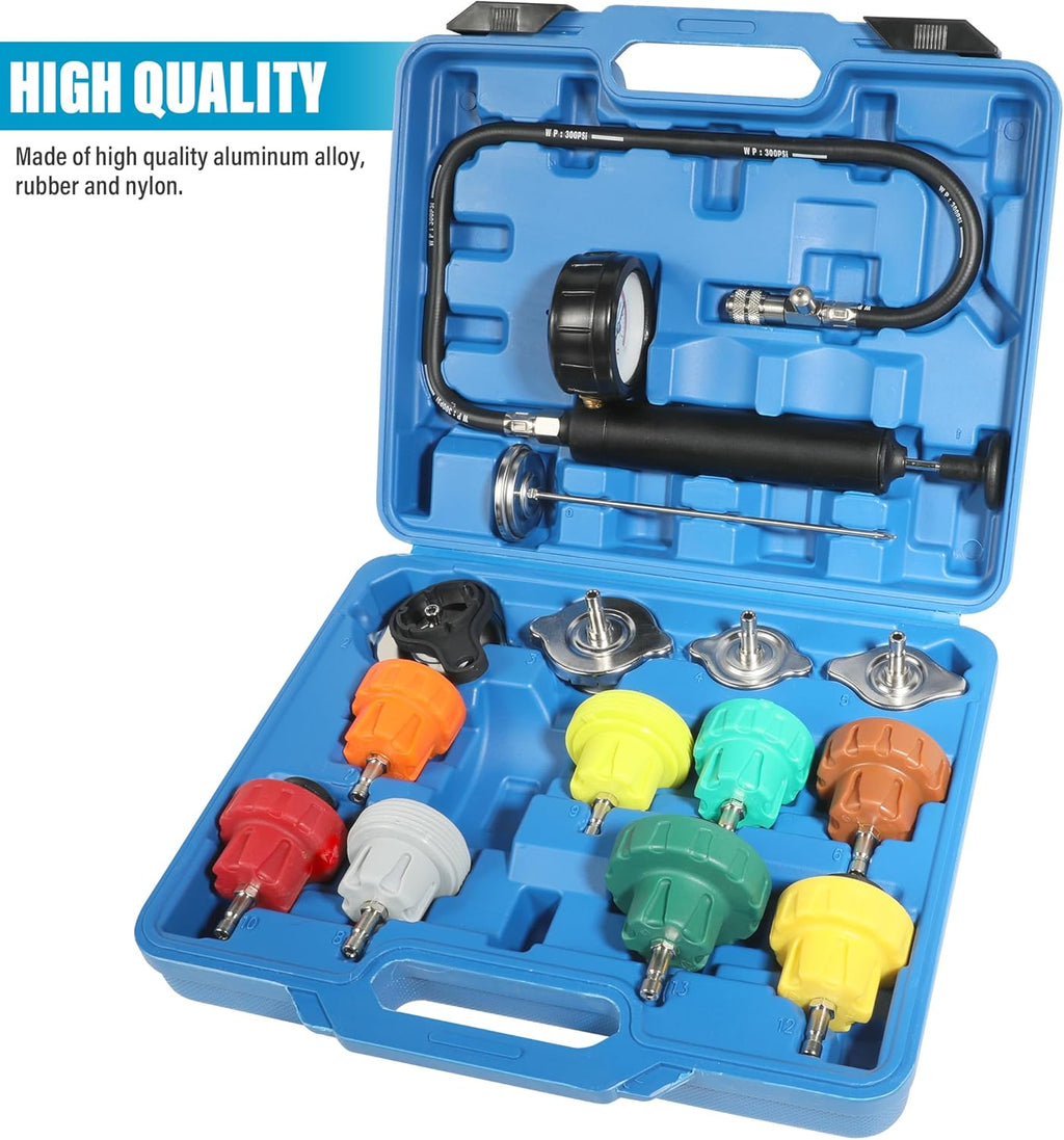 Radiator Pressure Tester Kit Coolant Pressure Tester Tool H4343