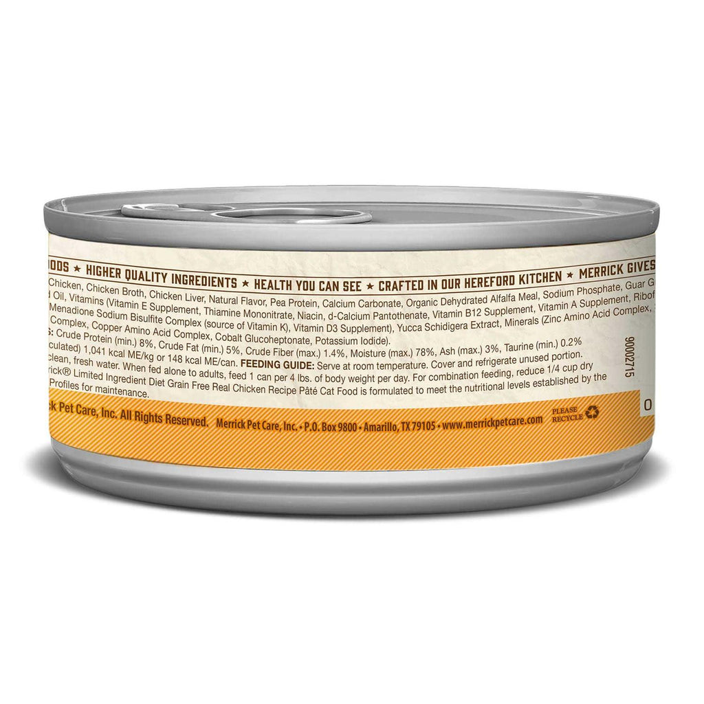 Limited Ingredient Grain Free Duck Pate Canned Cat Food B69643