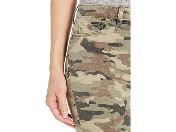 Worn Camo High-Waist Super Skinny Ankle Jeans X1263