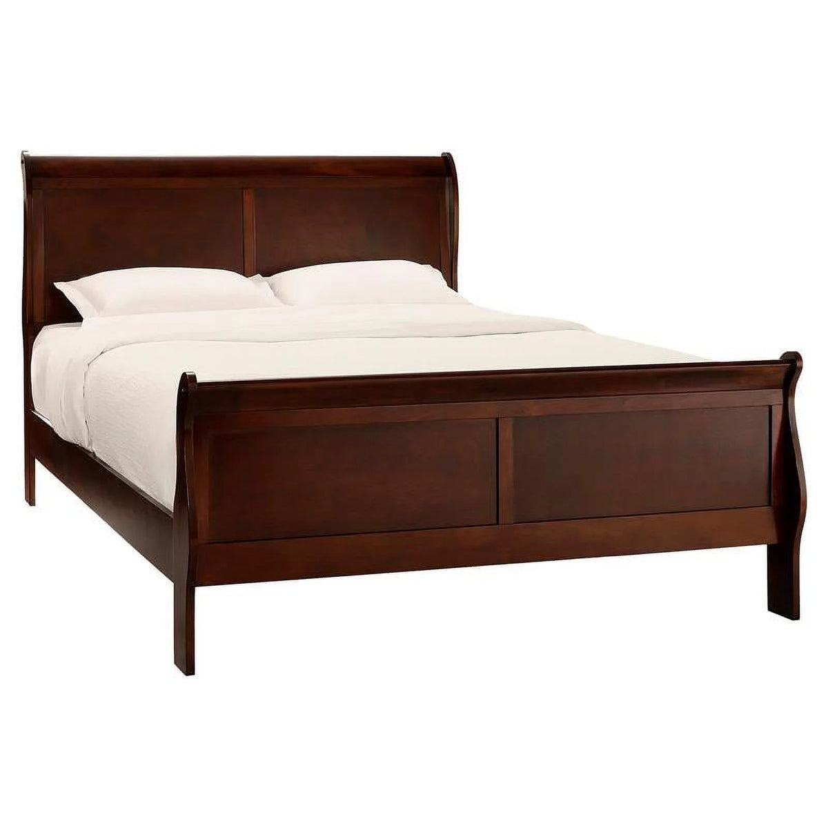 Eastern King Wood Sleigh Bed A1760