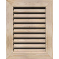 Unfinished Smooth Pine Gable Vent W88064