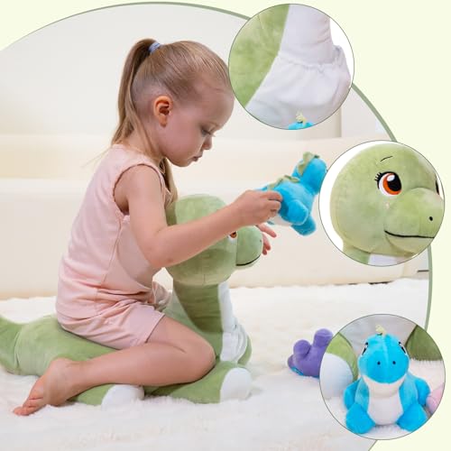 Plush Shark Stuffed Animal with Babies Set I86907