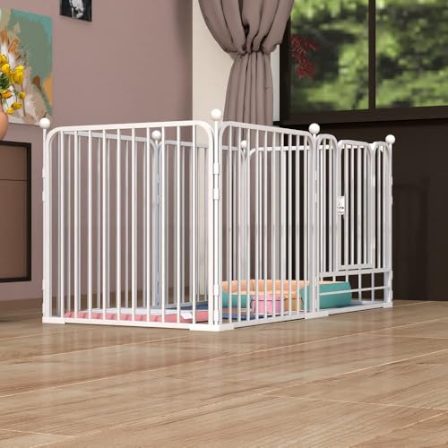 White Heavy Duty Dog Playpen P50974