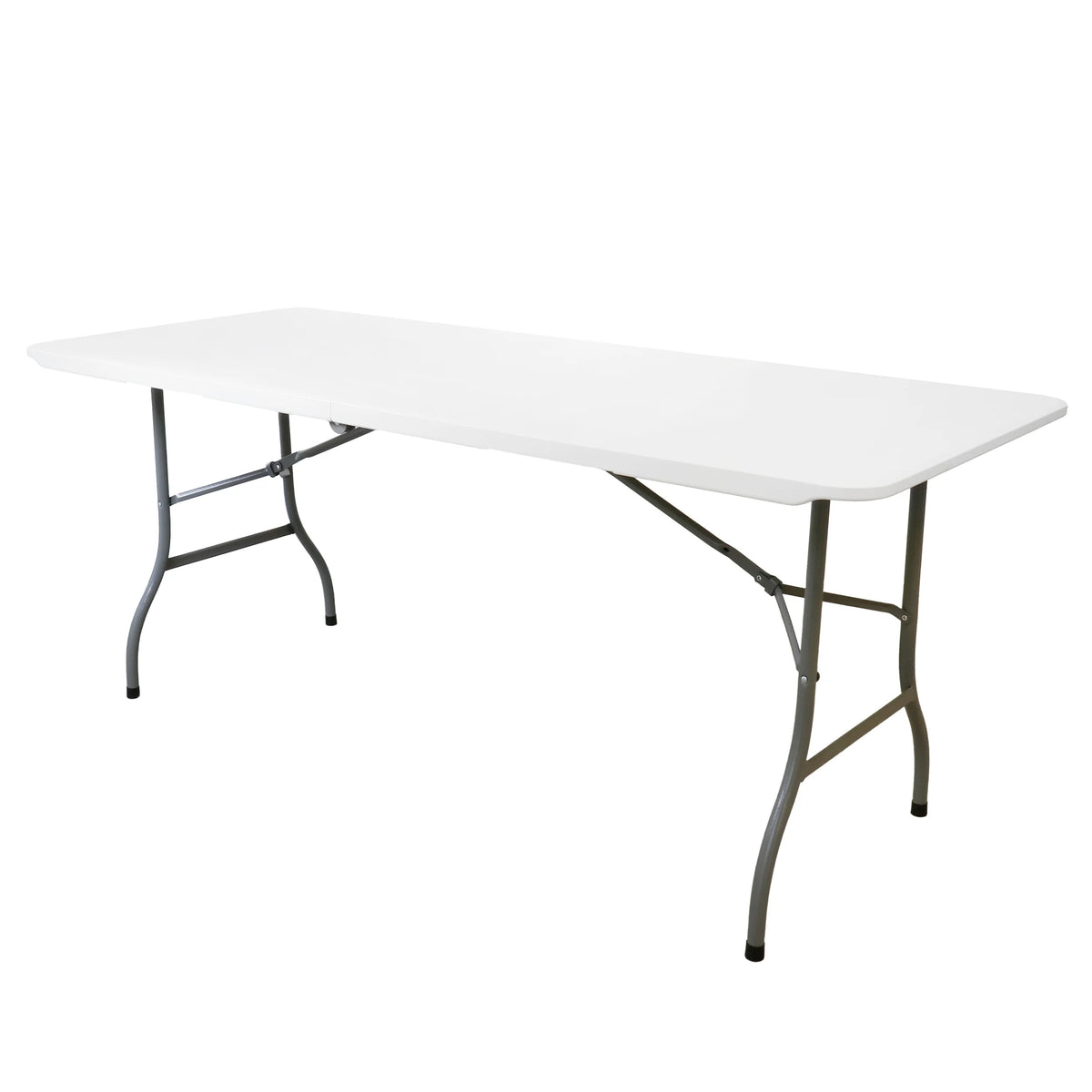 White Plastic Folding Dinner Table V206542