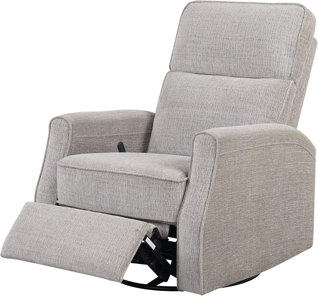 Gray Swivel Recliner Glider P7112