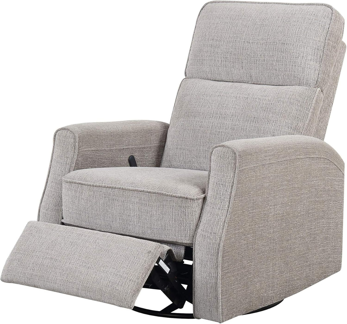 Gray Swivel Recliner Glider P7112