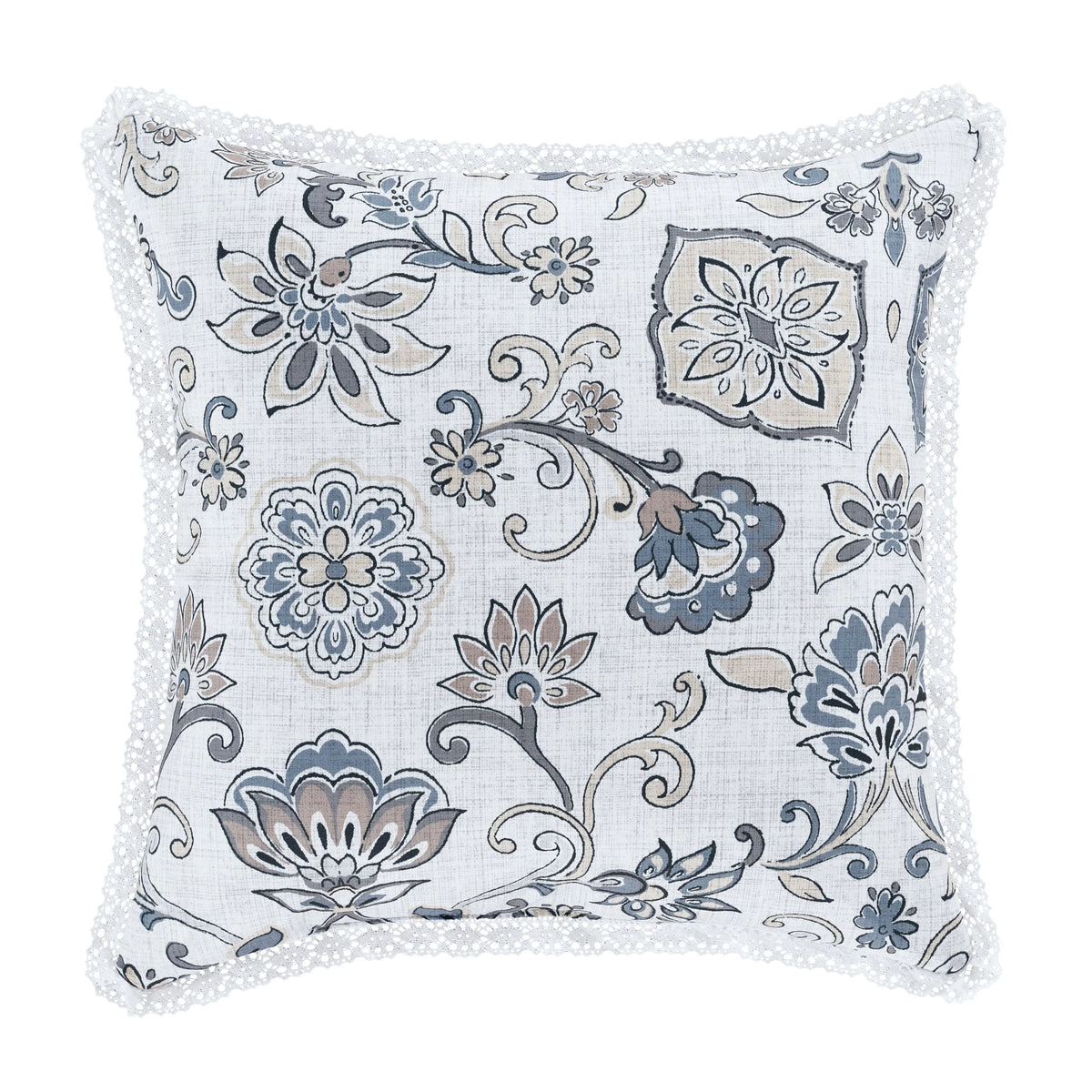 Blue 16" Square Decorative Throw Pillow P192703