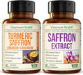 Saffron Mood & Eye Support + Turmeric Curcumin Bundle C8795